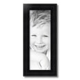 thumbnail image 2 of ArtToFrames 7" x 19" Satin Black Reverse Step Picture Frame, 7x19 inch Black Wood Poster Frame (WOM-1419), 2 of 7