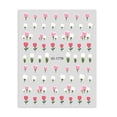 thumbnail image 1 of Calcomanías para decoración de uñas con flores de FloreceBien, diseño autoadhesivo 3D de flores de tulipán y hojas para manicura, 1 of 6