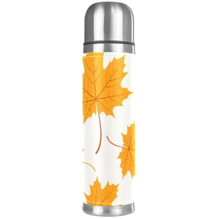

Autumn Maple Leaves Pattern Premium Insulated Water Bottle - Water Mug with Food-Grade PP Vacuum Insulated Leak-proof BPA-Free