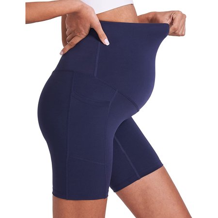 

Maternity Over Belly Shorts Workout Yoga Pant