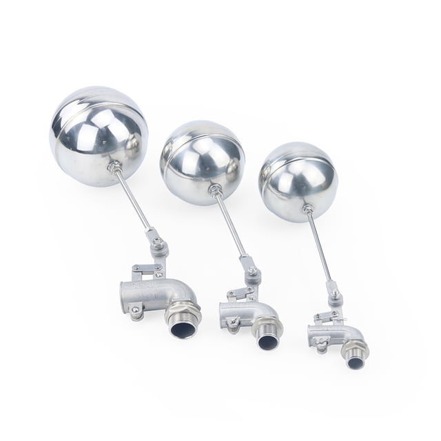 Valve Flottante Réglable en Acier Inoxydable 304 1/2 Pouces 3/4 Pouces 1 Pouces Réservoir d'Eau Coudé Valve Flottante Cuve/débit, Facile à Installer