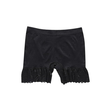 Oplxuo Slip Shorts for Under Dresses Women Anti Chafing Underwear Seamless Boyshorts Panties Lace Under Shorts