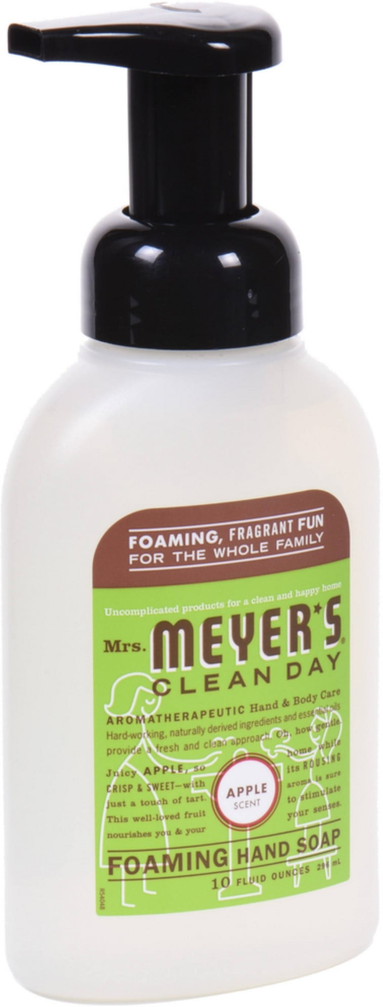4 Pack - Mrs Meyers Foaming Hand Soap, Apple 10 oz - Walmart.com