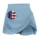 thumbnail image 5 of Faldas de Verano para las Mujeres Impresión Hoja Plisado Tenis Atlético Elástico Pantalones Cortos, Falso Dos Piezas Pantalones Falda para Diario, 5 of 5