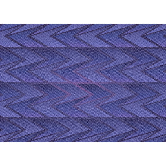 Ahgly Company Machine Washable Indoor Rectangle Transitional Sapphire Blue Area Rugs, 4' x 6'