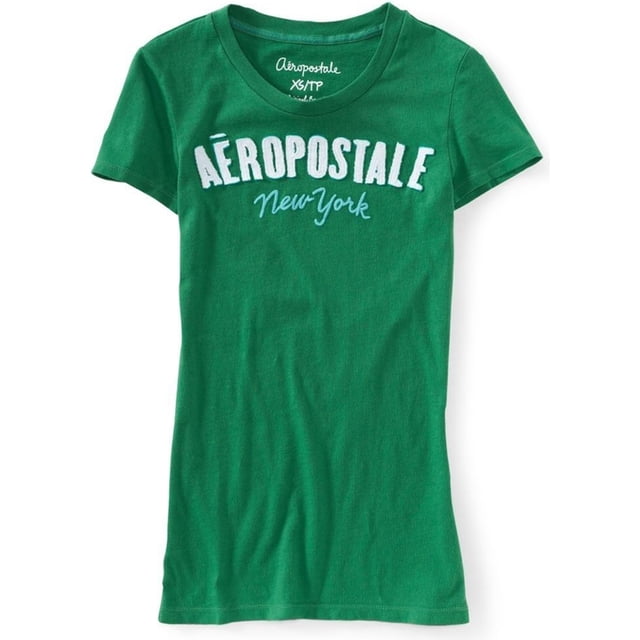 Aeropostale - Camiseta gráfica para mujer Aero Ny, verde, grande