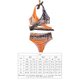 thumbnail image 3 of Conjuntos De Biquini Conjuntos de bikini con estampado degradado para mujer Summer Cross Bodycon Monokini (Naranja S) Cgtredaw Para estrenar, 3 of 7