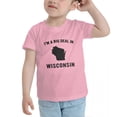 thumbnail image 3 of I'm A Big Deal in Wisconsin Cute Toddler T Shirts for Boys Girls (Pink, 5/6T), 3 of 5