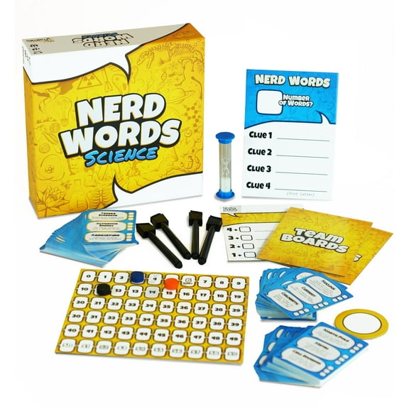 Nerd Words: Science! Board Game | Family Word Game With Science