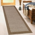 thumbnail image 6 of Findosom 20"x59" Hallway Runner Rug Non Slip Entryway Mat with Rubber Backing Machine Washable Laundry Runner Rug Long Indoor Doormat Entrance Floor Mat Runner for Garage Kitchen Laundry Brown, 6 of 8