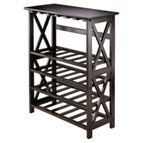 Winsome Rio Display Wine Rack, Espresso Finish