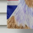 thumbnail image 4 of Carolines Treasures LH9470CHF Australian Shepherd with English Union Jack British Flag House Flag House Size multicolor, 4 of 4