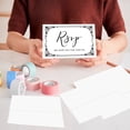 thumbnail image 4 of Koyal Wholesale 56-Pk RSVP Postcards for Wedding Art Deco Frame Cardstock Response Reply Cards, "4 x 6", 4 of 5