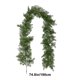 thumbnail image 2 of Plantas artificiales de Navidad verdes, enredaderas, decoraciones para paredes, decoraciones para la mesa del comedor, enredaderas de agujas de pino de plástico suave, 2 of 6