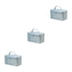 thumbnail image 3 of Ounissouiy Bolsa de cosméticos Almacenamiento de artículos de tocador Gran capacidad Bolsa de multifunción Organizador Bolso Maleta azul claro 3piezas, 3 of 6