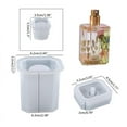 thumbnail image 5 of Diy Crystal Epoxy Resin Mold Cut Surface Irregular Perfume Bottle Storage Decoration Silicone Mold Container Epoxy Mold, 5 of 20