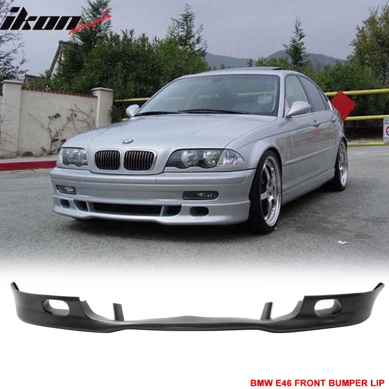 Compatible With 99 01 Bmw 3 Series E46 325i 328i 4dr Sedan Euro Front Bumper Lip Pu Walmart Com Walmart Com