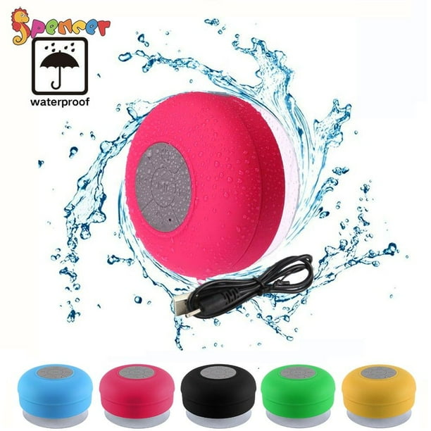 Spencer HD Bluetooth Waterproof Wireless Shower Speaker Handsfree