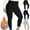 Z1-Black, variant on Women's Plus Size Fleece Lined Leggings-Thermal High Waist Stretchy 1X-5X Yoga Pants for Winter Workout