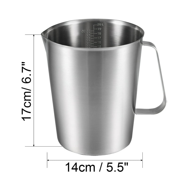 304 Stainless Steel Stackable Measuring Cup Set with Engraved Measurement  Markin