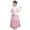 Pink, variant on Otqutp Girls Chinese Traditional Dress Set Embroidered Lined Warm Collared Coat & Skirt Retro New Year Outfits Kids 𝗧ang Suit