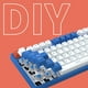 thumbnail image 3 of Teclado inalámbrico de 87 teclas 2.4G Teclado compatible con Bluetooth (interruptor azul azul) Sywqhk Para estrenar, 3 of 9