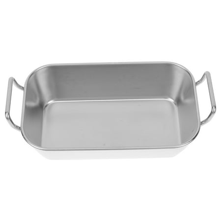 

Thickened Snack Holder Restaurant French Fries Basket Stainless Steel Food Plate