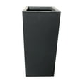thumbnail image 4 of Durx-litecrete Lightweight Concrete Tall Light Granite Planter-Medium, 4 of 5