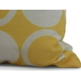 thumbnail image 2 of Simply Daisy, 16 x 16Inch, ModCircles, Geometric Print Pillow, Yellow, 2 of 2