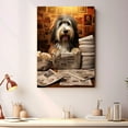 thumbnail image 2 of Polish Lowland Sheepdog Dog Bathroom Decor - Funny Bathroom Decor Wall Art, Dog Bathroom Wall Art and Animal Canvas, Dog Bathroom Canvas, 2 of 4