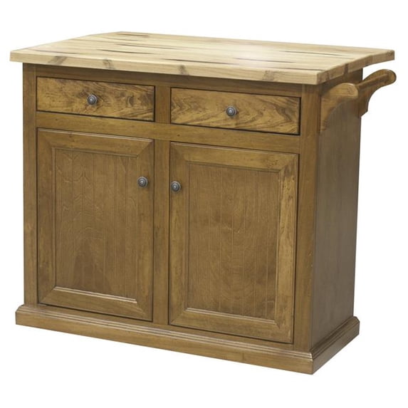 Eagle Furniture 72114NGCO 49 in. Coastal Kitchen Cart, European Coffee
