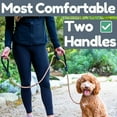 thumbnail image 3 of  6 Ft Dog Leash - Heavy Duty Leashes for Medium Dogs to Large Breeds, Two Extra Padded Handles, Reflective, Shock-Absorbing, Strong Anti-Pull Rope Training Leash for Walking & Running - Roam Gear, 3 of 10