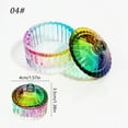 thumbnail image 2 of Heart Shaped Nail Crystal Cup Acrylic Liquids Powder Glass Dappen Dish with Lid Nail Crystal Bowl for Salon and Home, 2 of 5