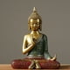 thumbnail image 4 of Estatua de Buda Sakyamuni Estatua de Buda Meditación Decoración para Escultura religiosa Budismo Hindú Fengshui Estatuilla para vino pequeña sala Zen Habitación , sola sola mano arriba Magideal Estatua de Buda, 4 of 7
