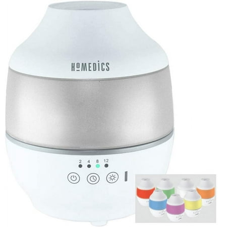 Homedics - TotalComfort Ultrasonic Humidifier-2.0 Multi Light - White