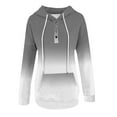 thumbnail image 5 of hotojiny Sweatshirts for Women Long Sleeve Casual Hoodies Button Collar Drawstring Pullover Tops with Pocket, 5 of 6
