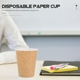 thumbnail image 1 of RENACLIPY 50Pcs Thickened Brown Paper Cups Disposable Coffee Cup for Office and Home Use, 1 of 6