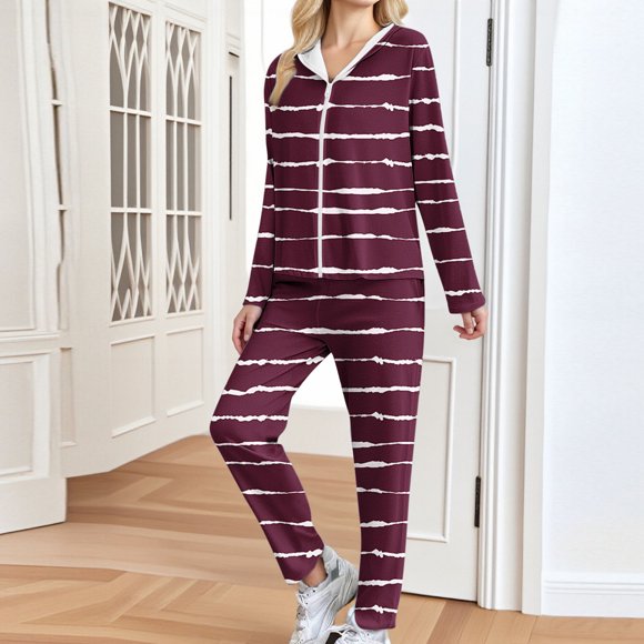 Neewe Womens 2 Piece Outfits Lounge Hoodie Sweatsuit Sets Oversized Sweatshirt Baggy Fall Fashion Sweatpants with Pockets