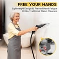 thumbnail image 3 of 10S Fast Heating Heavy Duty Steam Cleaner 7 Adjustable Levels, 1.6 Quarts Tank, Continuous Spray, Natural Deep Cleaner, Portable, 3 of 6