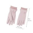 thumbnail image 3 of Yuanlong Gloves Winter Gloves Waterproof Touchscreen Thicken Ski Gloves Riding Hanwear Daily Thermal Five Fingers Gloves, 3 of 4