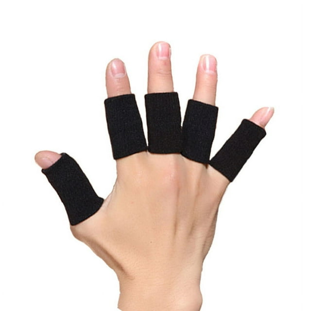 Protector de dedos elástico, ayuda deportiva para soporte de artritis x10