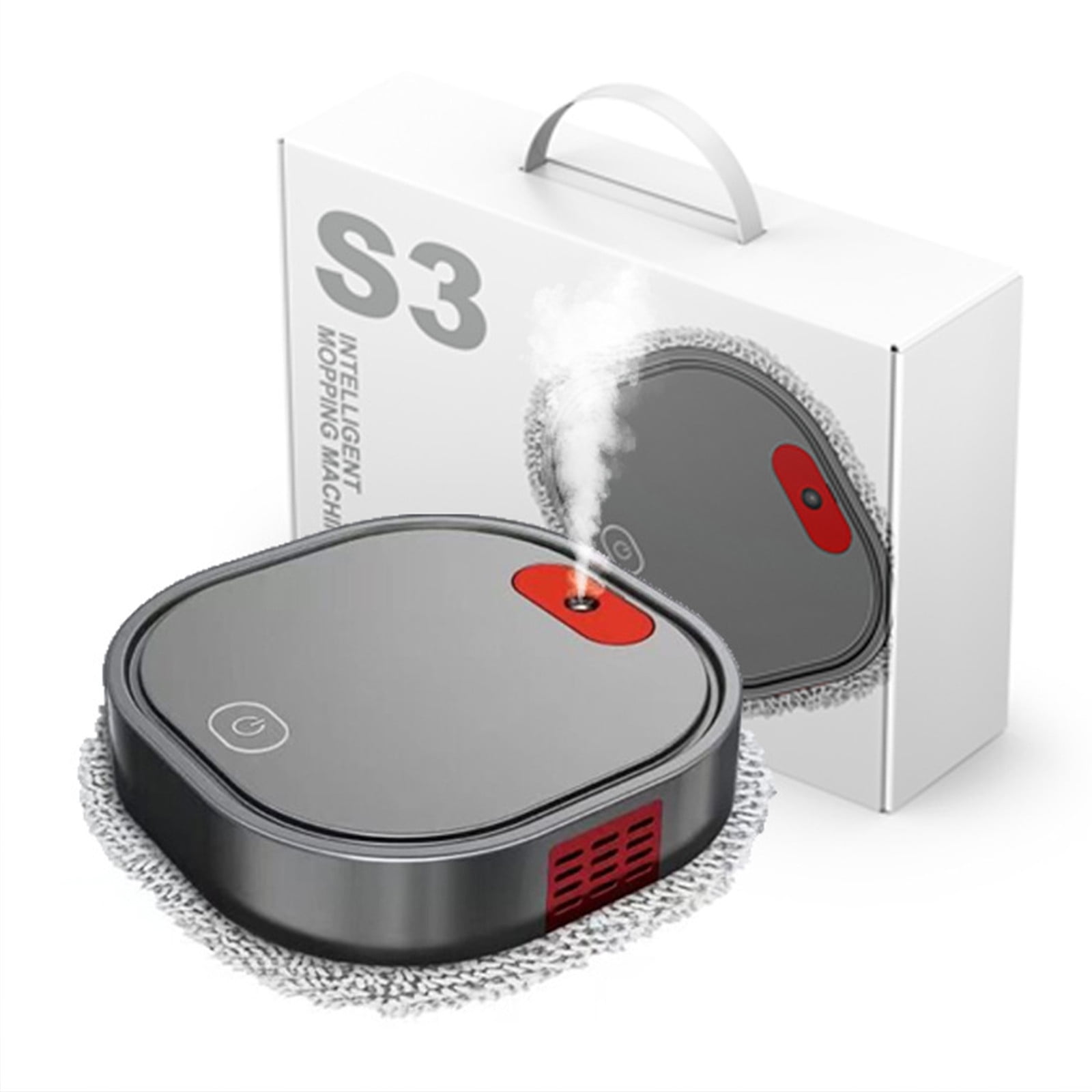 Robot Vacuum Cleaner, Automatic Sweeper with Mopping, 90Min Runtime, for Hard Floors, Pet Hair, Under Furniture Cleaning, Self-Charging, Quiet, Ideal Home Appliance Gift
