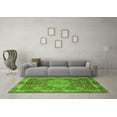 thumbnail image 3 of Ahgly Company Indoor Rectangle Abstract Green Modern Area Rugs, 2' x 3', 3 of 4