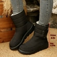 thumbnail image 4 of Womens Warm Fur Lined Winter Snow Boots Waterproof Ankle Boots Outdoor Booties Comfortable Shoes for Women, 4 of 9