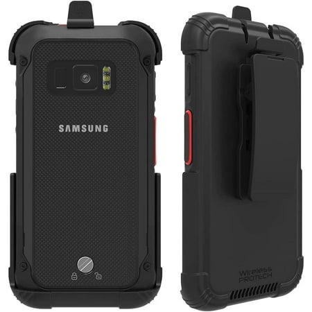 Wireless ProTech Case with Clip Compatible with Samsung Galaxy XCover Field Pro Phone Model SM-G889 Secure fit Quick Release Latch and Heavy Duty Swivel Belt Clip Holster (Black) Wireless ProTech Case with Clip Compatible with Samsung Galaxy XCover Field Pro Phone Model SM-G889 Secure fit Quick Release Latch and Heavy Duty Swivel Belt Clip Holster (Black)
