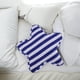 thumbnail image 4 of unbranded Almohada Decorativa Azul Con Rayas Estilo Mediterráneo Para Y De, 4 of 7
