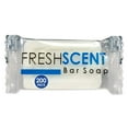 thumbnail image 1 of Jabón en barra Freshscent de 1.0 oz (paquete de 200) Tamaño de viaje para hotel Artículos de tocador y artículos de tocador a granel a base de vegetales envueltos individualmente para hospitalidad, 1 of 5