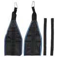 thumbnail image 1 of 1Pair Abdominal Training Belt Abdominal Muscle Trainer Pull-up Gym Exercise Equipment Body Shaper Building Ab Suspension (Blue Black), 1 of 2