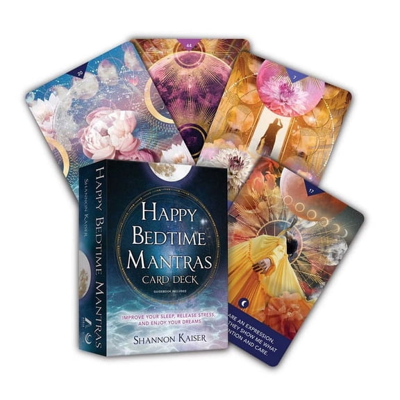 Find Your Happy Collection Happy Bedtime Mantras Card Deck: Improve Your Sleep, Release Stress, and Enjoy Your Dreams, Book 5, (Hardcover)