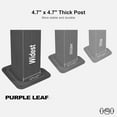 thumbnail image 3 of PURPLE LEAF 14 X 16 Hardtop Gazebo Aluminum Frame Galvanized Steel Double Roof Curtains and Netting Included Patio Lawn Garden Grey, 3 of 9